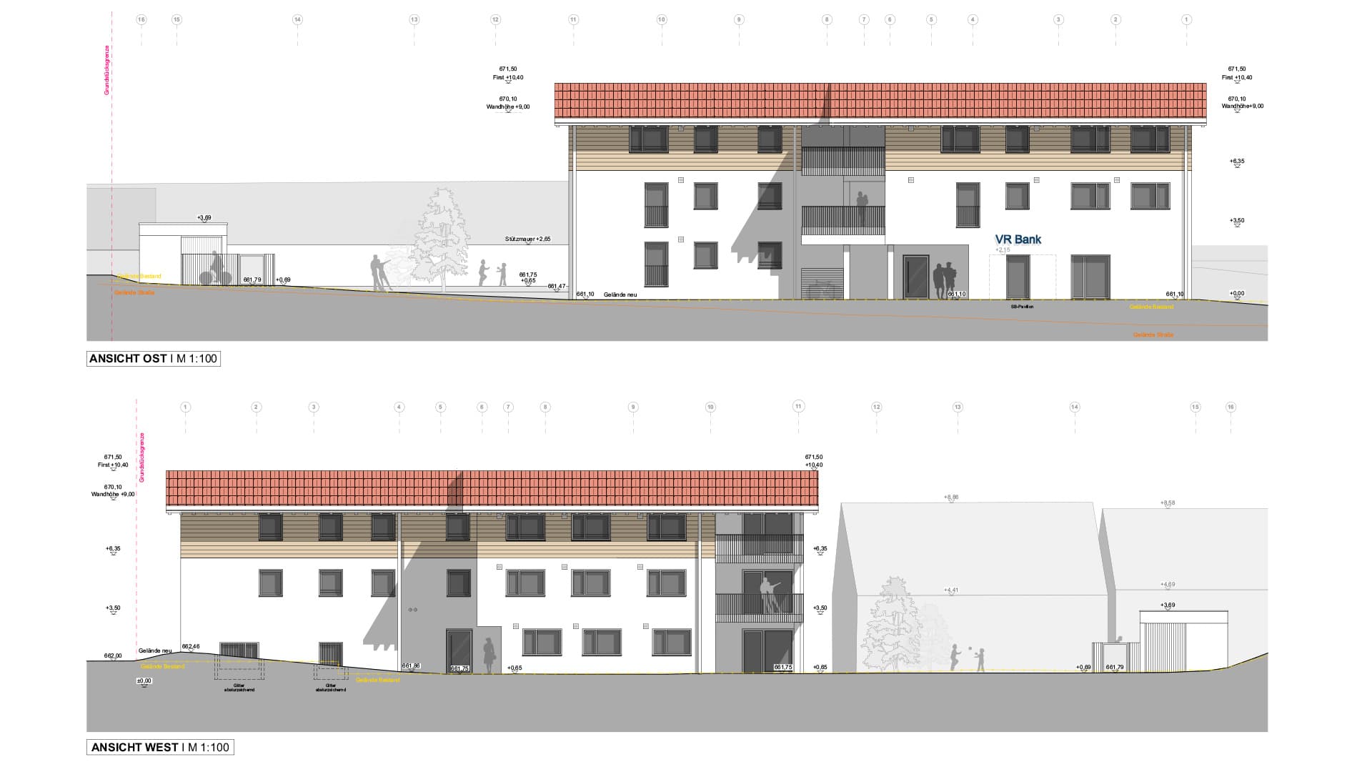 Neubau eines Wohn- und Geschäftshauses – Berg - Aufkirchen